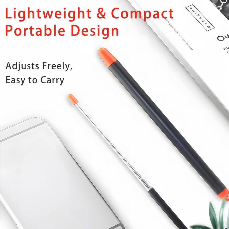 LYMXsd Handheld Presenter ClassroomWhiteboard Pointer，Retractable Pointer, Pointer Telescoping Pointer Stick for Classroom Presentation Pointer Teacher Pointer Stick (Retractable 47 in) - Image 3